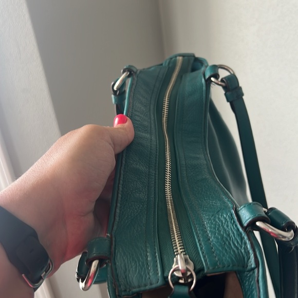 Turquoise Coach Purse, EUC - Picture 9 of 9